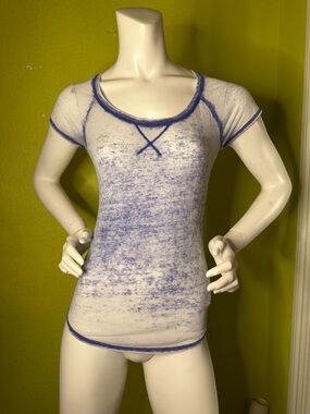 Guess Blue/Transparent Shortsleeved T-shirt
